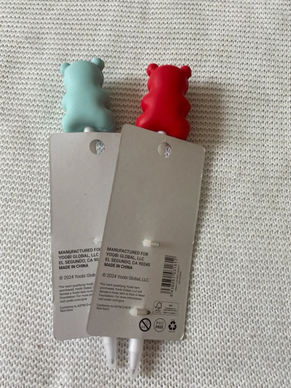 Yoobi brand bear pens